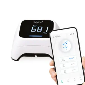 Портативний монітор якості повітря з WiFi Huma-i ECO (CO2, Температура, Вологість)
